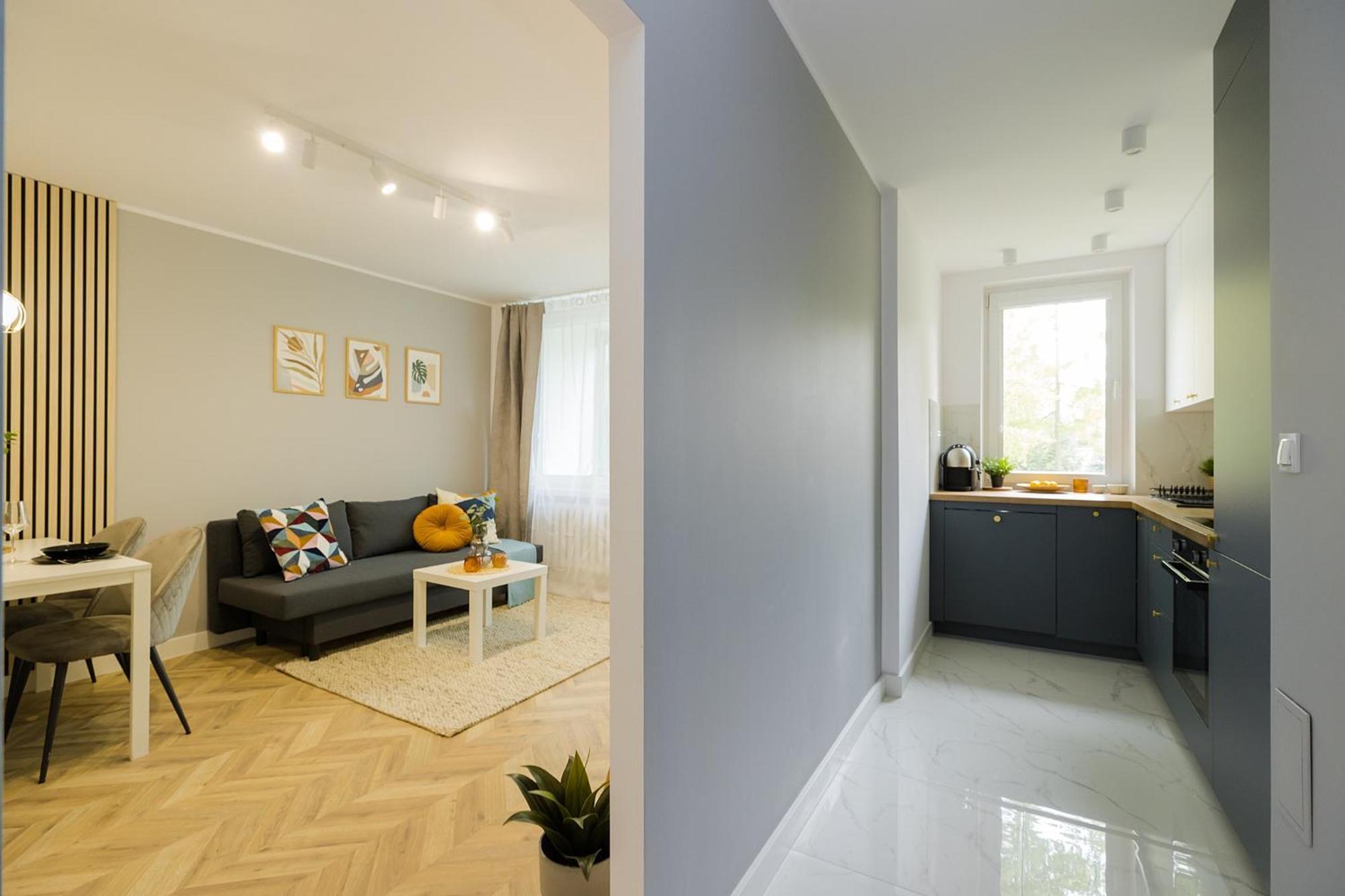 Mia Metro Station, Reymonta Apartment Варшава Екстериор снимка